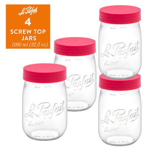 Le Parfait Screw Top Jars - Le Parfait America