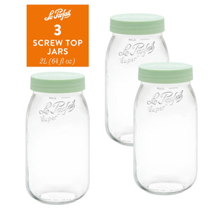 Le Parfait Screw Top Jars - Le Parfait America