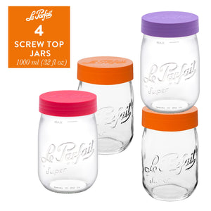 Le Parfait Screw Top Jars - Le Parfait America