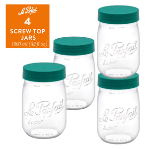 Le Parfait Screw Top Jars - Le Parfait America