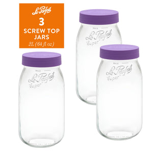 Le Parfait Screw Top Jars - Le Parfait America