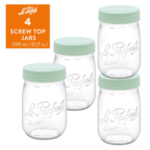 Le Parfait Screw Top Jars - Le Parfait America