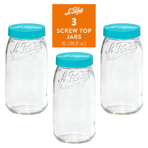 Le Parfait Screw Top Jars - Le Parfait America