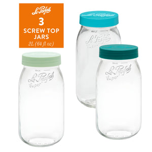 Le Parfait Screw Top Jars - Le Parfait America