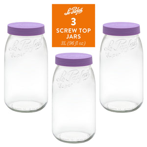 Le Parfait Screw Top Jars - Le Parfait America