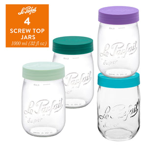 Le Parfait Screw Top Jars - Le Parfait America