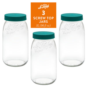 Le Parfait Screw Top Jars - Le Parfait America