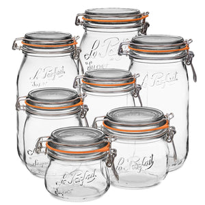 high quality food glass storage jar